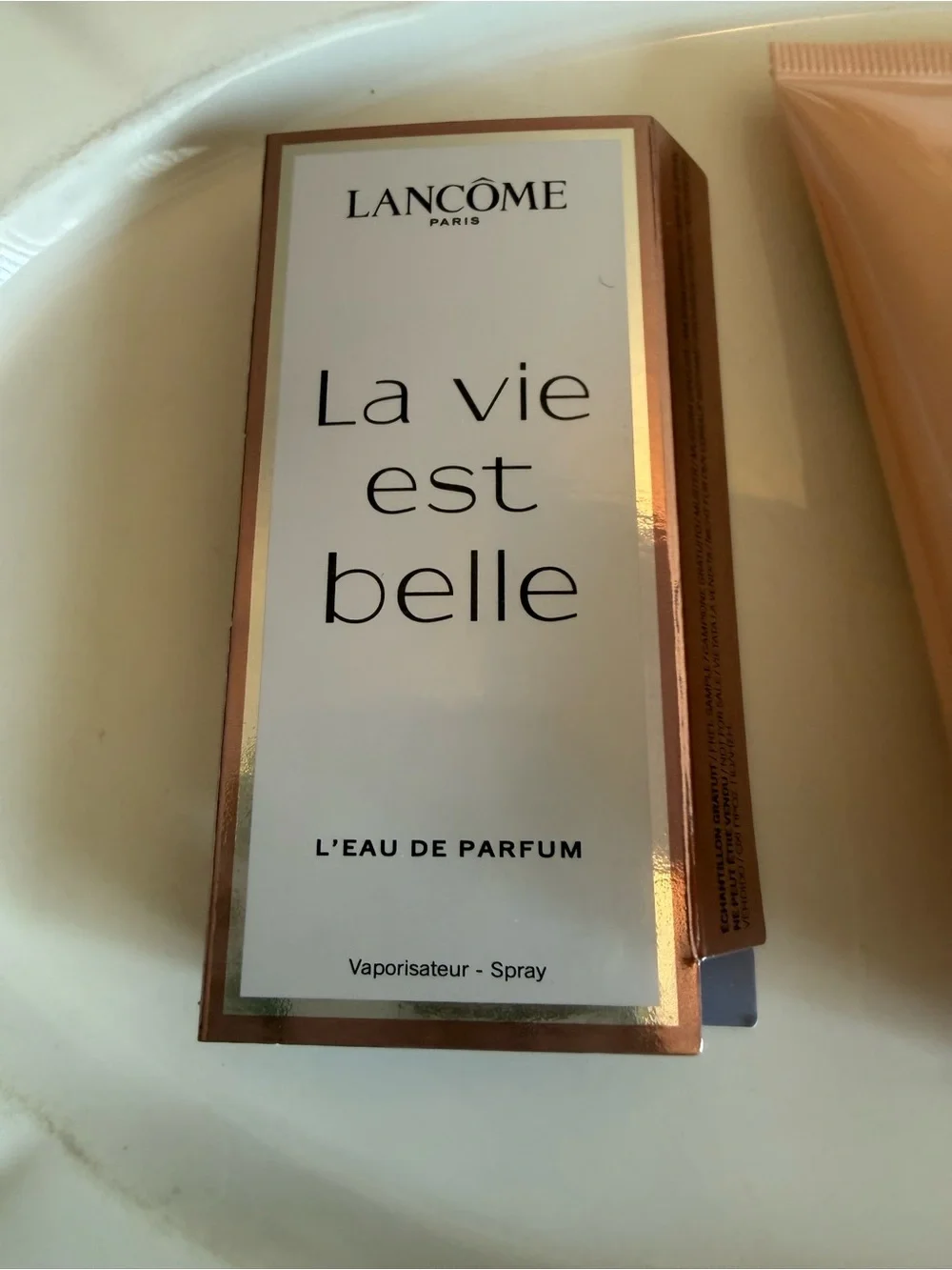 Lancôme La vie est belle body lotion and purse spray (2) NEW